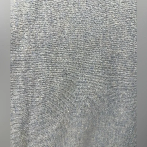 Garnet Hill Essential Cashmere Cropped Sweater Clearwater Heather Large - Picture 6 of 13